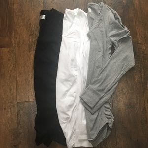 Lot of 3 Athleta Pure Organic Tops